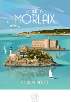 La Loutre La Baie de MORLAIX et son Ballet* Bateaux|Déco Et Objets
