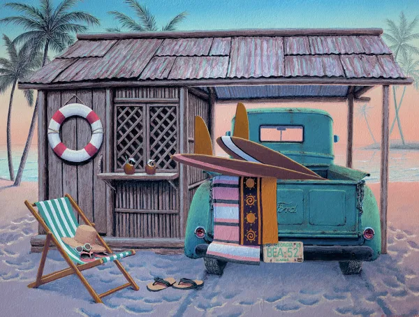 SunsOut La Cabane de l'Amour* Voitures, Motos Et Camions|Plages Et Îles De Rêve