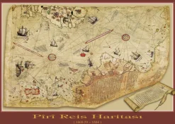 Art Puzzle La Carte de Piri Reis* Cartes Du Monde|De 1 000 Pièces