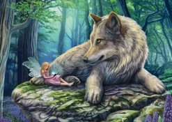 Schmidt Spiele La Fée et son Loup*Femme Loups|Animaux De La Forêt