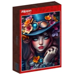 Alipson Puzzle La Femme au Chapeau*Femme Hommes Et Femmes|Forêts, Fleurs Et Jardins