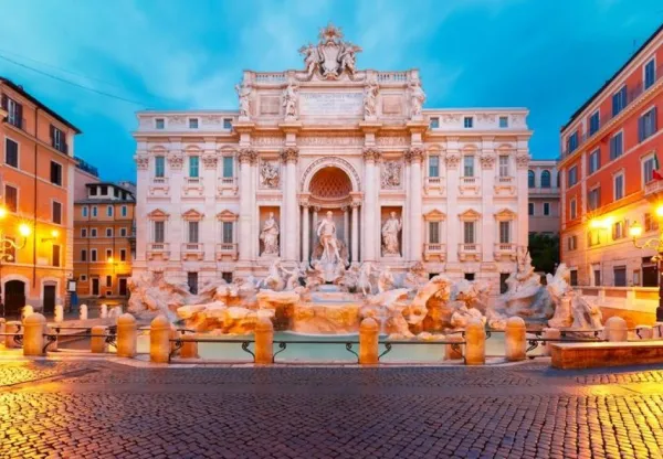 Bluebird Puzzle La Fontaine de Trevi, Rome - Italie* Villes Et Villages|Monuments