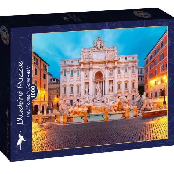 Bluebird Puzzle La Fontaine de Trevi, Rome - Italie* Villes Et Villages|Monuments