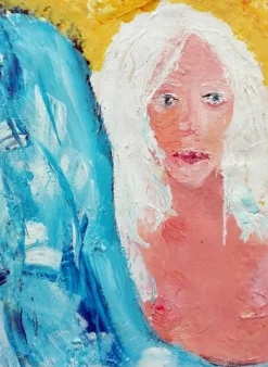 Grafika La Jeune Femme aux Cheveux Blancs*Femme Hommes Et Femmes|Art