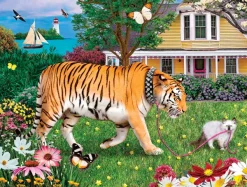 SunsOut La Promenade du Tigre*Femme Chats|Animaux Sauvages