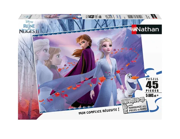 Nathan La Reine des Neiges II*Enfant Puzzles Pour Enfants|Dès 5 Ans : 31 À 49 Pièces