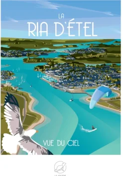 La Loutre La RIA D'ETEL vue du Ciel* Rétros Et Nostalgie|Déco Et Objets