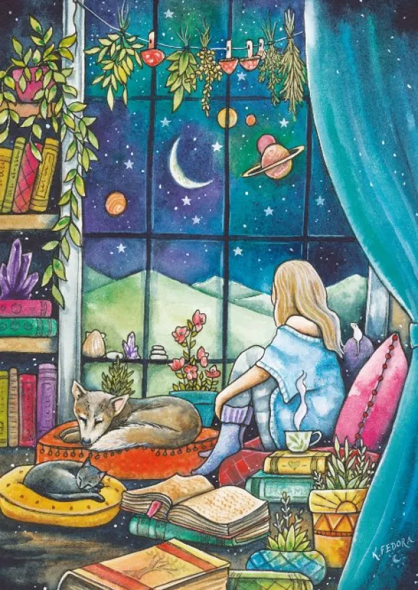 Magnolia La Tombée de la Nuit*Enfant Puzzles Pour Enfants|De 1 000 Pièces