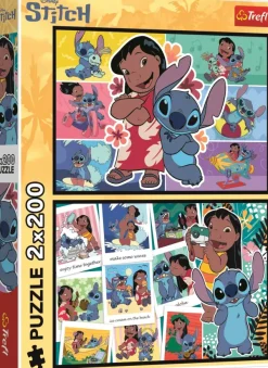 Trefl La Vie Heureuse De Stitch - Disney Lilo & Stitch*Enfant À Partir De 9 Ans|Puzzles Pour Enfants