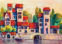 Art Puzzle La Ville Nature* Villes Et Villages|De 1 000 Pièces