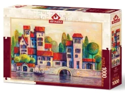 Art Puzzle La Ville Nature* Villes Et Villages|De 1 000 Pièces