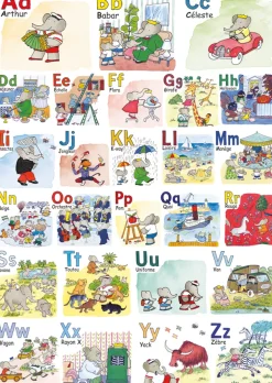 Nathan L'abécédaire de Babar*Enfant Puzzles Pour Enfants|Déco Et Objets