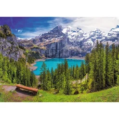 Trefl Lac d'Oeschinen, Alpes, Suisse* De 1 500 Pièces|De 1 500 Pièces