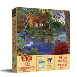 SunsOut Lac du Souvenir*Femme Animaux De La Forêt|Déco Et Objets