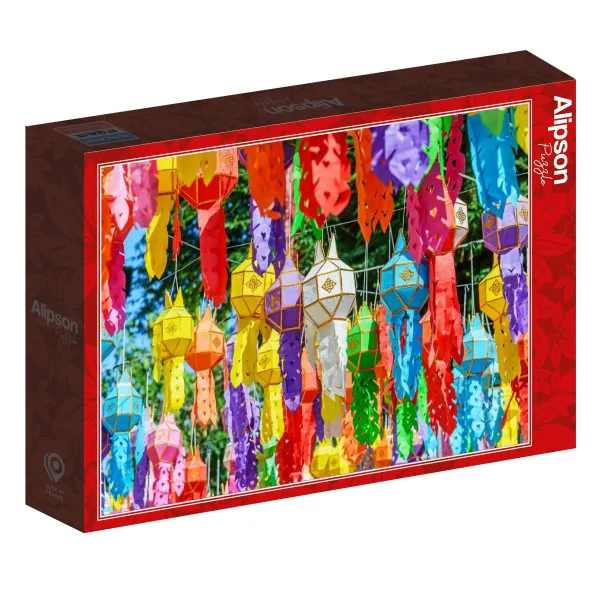 Alipson Puzzle Lanternes Colorées* Pays D'Asie|Déco Et Objets