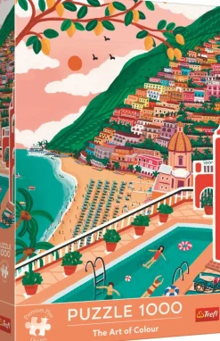 Trefl L'Art De La Couleur : Positano, Italie* Villes Et Villages|Plages Et Îles De Rêve
