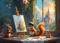 Bluebird Puzzle L'Atelier des Ecureuils* Animaux De La Forêt|Forêts, Fleurs Et Jardins