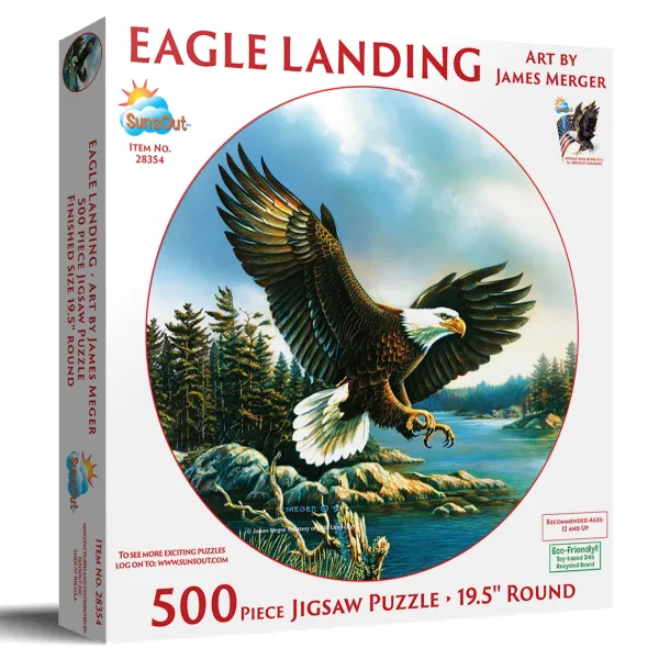SunsOut L'Atterrissage de l'Aigle* Oiseaux|De 500 À 999 Pièces