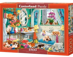 Castorland Le Bain des Animaux de Compagnie* De 1 500 Pièces|De 1 500 Pièces
