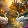 Enjoy Puzzle Le Chant du Cygne* Oiseaux|Châteaux Et Palaces
