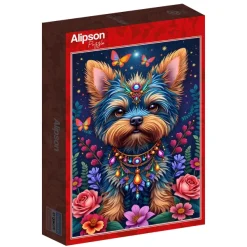 Alipson Puzzle Le Chien au Pays des Fleurs* Chiens|Forêts, Fleurs Et Jardins