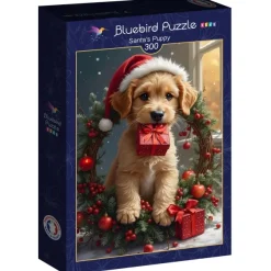 Bluebird Puzzle Le Chiot du Père Noël*Femme Chiens|Noël