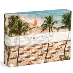 Galison Le Club de Plage - Puzzle 1000 Pièces* Plages Et Îles De Rêve|De 1 000 Pièces