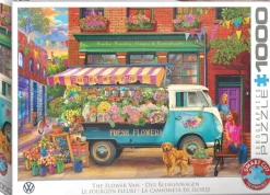 Eurographics Le Fourgon Fleuri* Voitures, Motos Et Camions|Chiens