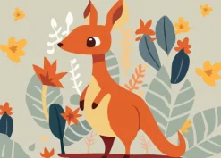 Bluebird Puzzle Le Kangourou Malin*Enfant Animaux Sauvages|Dès 4 Ans : 21 À 30 Pièces