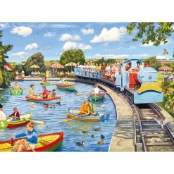 Gibsons Le Lac de Plaisance*Femme Trains|Bateaux