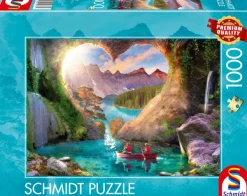 Schmidt Spiele Le Lac Vu du Coeur*Femme Bateaux|Hommes Et Femmes