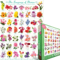 Eurographics Le language des Fleurs*Enfant Puzzles Pour Enfants|Forêts, Fleurs Et Jardins