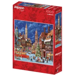 Alipson Puzzle Le Marché*Femme Noël|Neige