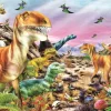 Clementoni Le Pays des Dinosaures*Enfant Dinosaures|Dès 6 Ans : 50 À 100 Pièces