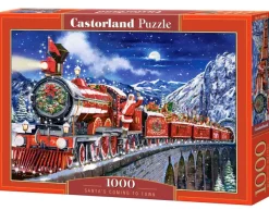 Castorland Le Père Noël Arrive Bientôt en Ville*Femme Trains|Noël