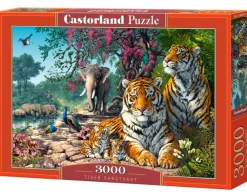 Castorland Le Sanctuaire des Tigres* De 3 000 Pièces|De 3 000 Pièces