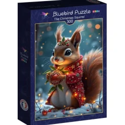 Bluebird Puzzle L'Ecureuil de Noël*Femme Animaux De La Forêt|Noël