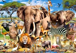 Castorland Les Animaux de la Savanne* De 1 500 Pièces|De 1 500 Pièces