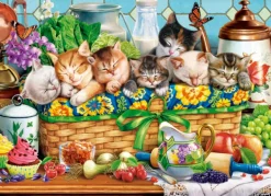 Castorland Les Chatons à la Sieste*Enfant À Partir De 9 Ans|Chats