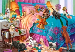 Castorland Les Chiots Coquins*Femme Chiens|Humour, Satire Et Wasgij