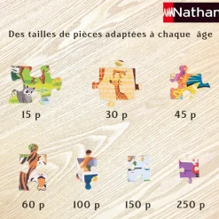 Nathan Les Dinosaures du Jurassique*Enfant Dinosaures|Dès 3 Ans : 11 À 20 Pièces