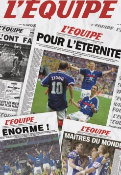 L Équipe Les Exploits des Équipes de France - Football, HandBall, Rugby* De 1 000 Pièces|De 1 000 Pièces