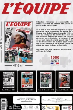 L Équipe Les Légendes du Tennis* De 1 000 Pièces|De 1 000 Pièces