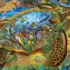 SunsOut Lewis T. Johnson - Sea Turtle World* Animaux Marins|Fonds Marins