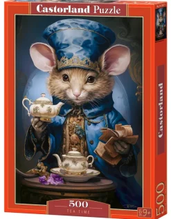 Castorland L'Heure du Thé*Femme Animaux Fantastiques|Gothiques Et Sorcières