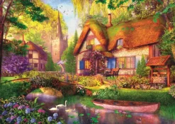 Trefl L'Heure Du Thé : The Woodland Cottage* Ponts|Cottages Et Châlets