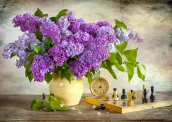 Enjoy Puzzle Lilas et échecs* Déco Et Objets|Forêts, Fleurs Et Jardins