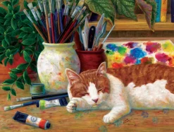 SunsOut Linda Elliot - Painter's Helper* Chats|De 500 À 999 Pièces