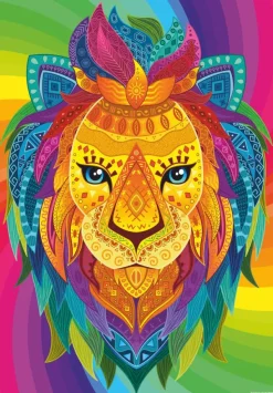 Roovi Lion Abstrait* Animaux Sauvages|Art