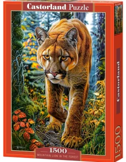 Castorland Lion des Montagnes dans la Forêt* De 1 500 Pièces|De 1 500 Pièces